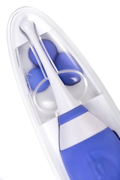 Сиреневый двусторонний вибромассажер Hyphy с клиторальным стимулятором - 21,6 см. Сиреневый двусторонний вибромассажер Hyphy с клиторальным стимулятором - 21,6 см.