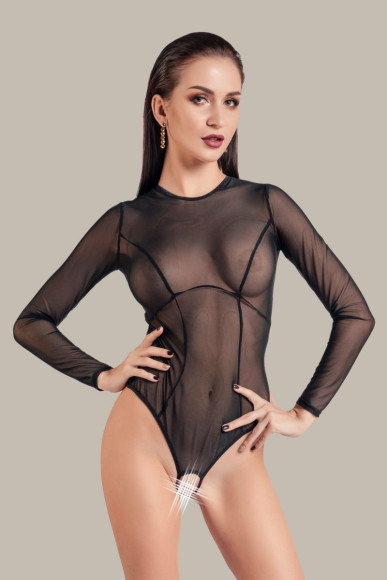 Эротическое боди Grace с длинными рукавами Эротическое боди Grace с длинными рукавами