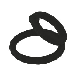 Двойное эрекционное кольцо из медицинского силикона Двойное эрекционное кольцо из медицинского силикона