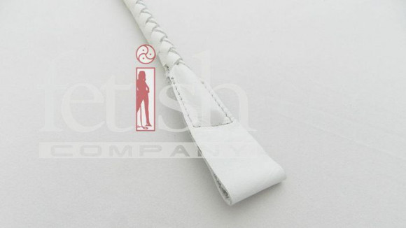 Стек спанкерный с наконечником-хлопушкой белого цвета - 75 см. Стек спанкерный с наконечником-хлопушкой белого цвета - 75 см.