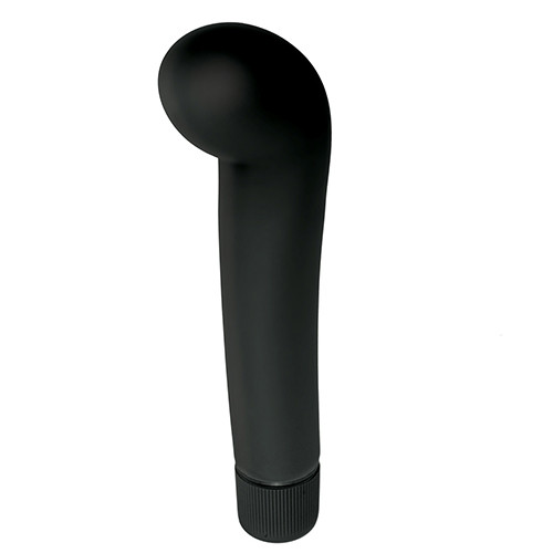 Чёрный вибростимулятор для G-точки G-PLEASURE STYM SILICONE - 12,5 см. Чёрный вибростимулятор для G-точки G-PLEASURE STYM SILICONE - 12,5 см.