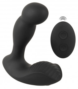 Черный вибростимулятор простаты RC Prostate Massager - 13,1 см. Черный вибростимулятор простаты RC Prostate Massager - 13,1 см.