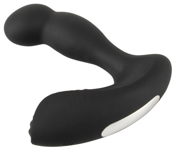 Черный вибростимулятор простаты RC Prostate Massager - 13,1 см.