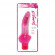 Розовый вибратор с блёстками VIBRATOR JAMMY JELLY FLARY GLITTER - 22 см.