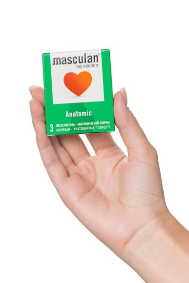 Презервативы анатомической формы Masculan Anatomic - 3 шт. Презервативы анатомической формы Masculan Anatomic - 3 шт.