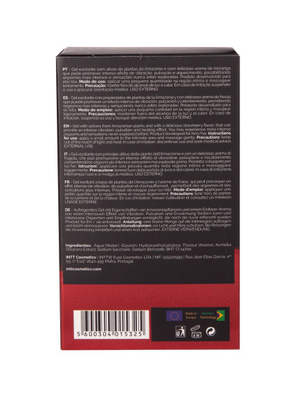 Жидкий интимный гель с эффектом вибрации Vibration! Strawberry - 15 мл. Жидкий интимный гель с эффектом вибрации Vibration! Strawberry - 15 мл.