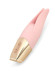Нежно-розовый мини-вибратор с раздвоенным кончиком - 12,3 см. Нежно-розовый мини-вибратор с раздвоенным кончиком - 12,3 см.