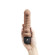 Кофейный вибратор-реалистик 6 Realistic Vibrator - 17 см. Кофейный вибратор-реалистик 6 Realistic Vibrator - 17 см.
