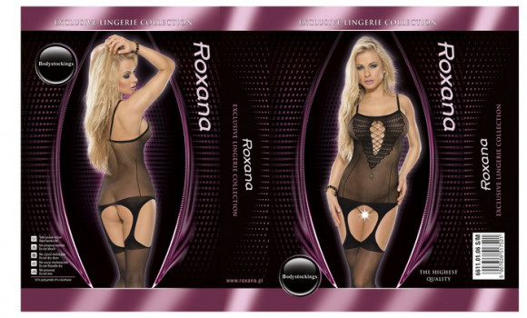 Сексуальный костюм-сетка с открытыми бёдрами