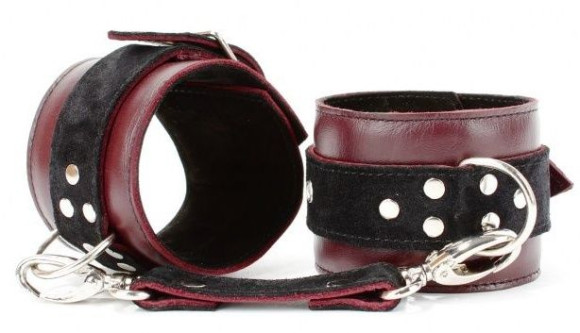 Бордовые наручники Maroon Shackles Of Hands Бордовые наручники Maroon Shackles Of Hands