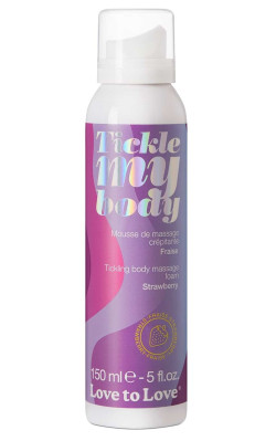 Массажная хрустящая пенка Tickle My Body Strawberry с ароматом клубники - 150 мл. Массажная хрустящая пенка Tickle My Body Strawberry с ароматом клубники - 150 мл.