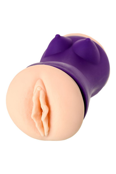 Двухсторонний мастурбатор JOS YARA в фиолетовой колбе Двухсторонний мастурбатор JOS YARA в фиолетовой колбе