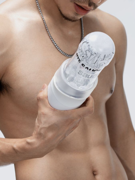 Белый автоматический мастурбатор Extra Sauce Белый автоматический мастурбатор Extra Sauce