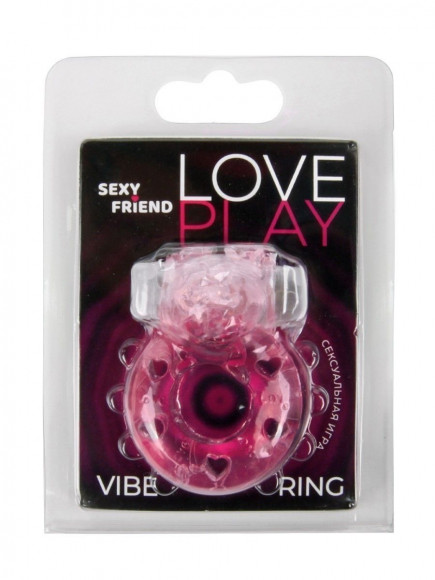 Розовое эрекционное виброкольцо в форме зайчика Розовое эрекционное виброкольцо в форме зайчика