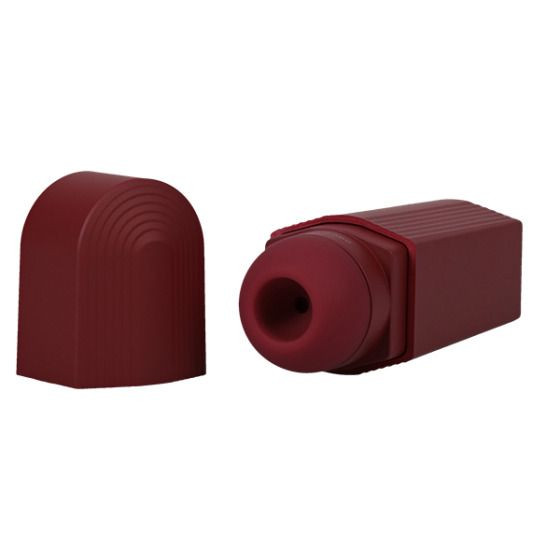 Бордовый вакуумный клиторальный стимулятор This Product Sucks Бордовый вакуумный клиторальный стимулятор This Product Sucks