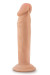 Телесный фаллоимитатор-реалистик 6 Inch Posable Dildo - 16,5 см.