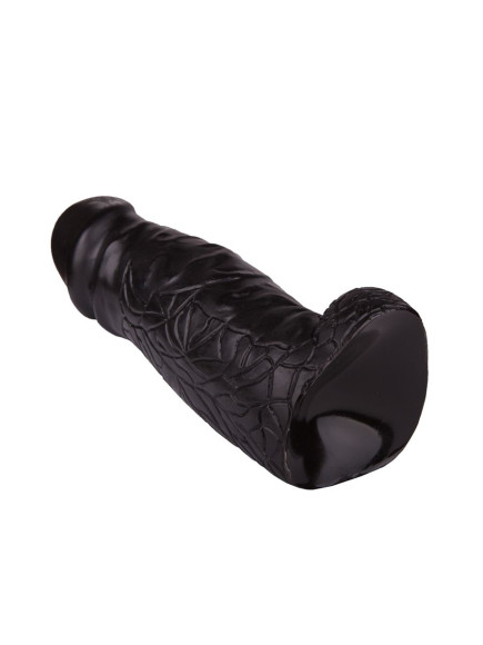 Чёрный фаллоимитатор-гигант DESPOT - 28 см. Чёрный фаллоимитатор-гигант DESPOT - 28 см.
