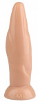 Телесная фигурная анальная втулка - 22,5 см. Телесная фигурная анальная втулка - 22,5 см.