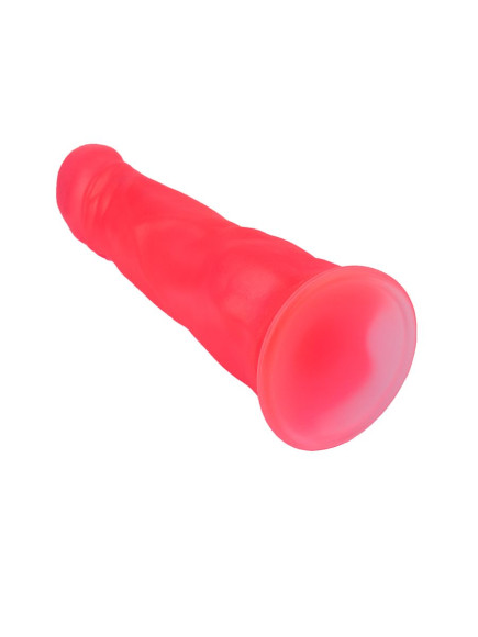 Розовый фаллоимитатор на присоске - 18,8 см. Розовый фаллоимитатор на присоске - 18,8 см.