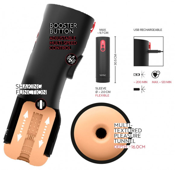 Автоматический мастурбатор WYNE Masturbator 08