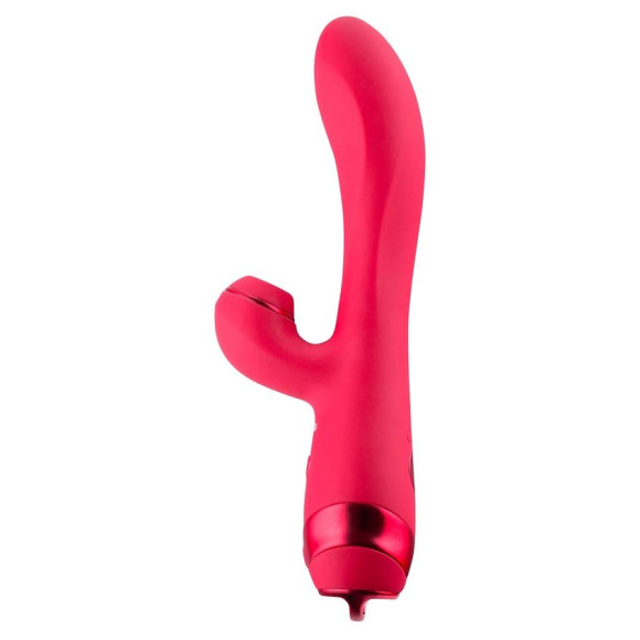 Красный вибратор-кролик с осцилляцией Lalita - 23 см. Красный вибратор-кролик с осцилляцией Lalita - 23 см.