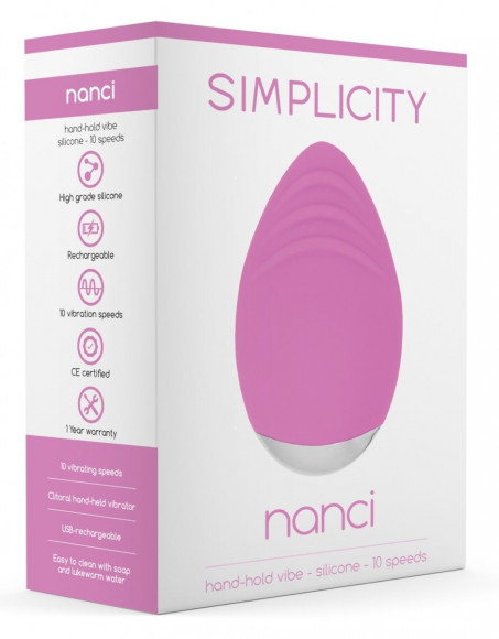 Розовый клиторальный стимулятор Nanci - 10,5 см. Розовый клиторальный стимулятор Nanci - 10,5 см.