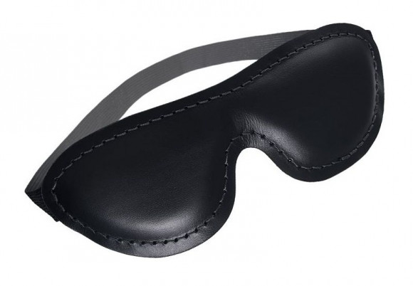 Черная мягкая закрытая маска на глаза Черная мягкая закрытая маска на глаза