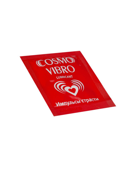 Саше женского стимулирующего лубриканта на силиконовой основе Cosmo Vibro - 3 гр. Саше женского стимулирующего лубриканта на силиконовой основе Cosmo Vibro - 3 гр.