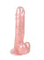 Розовый перламутровый фаллоимитатор Keshi - 19 см.