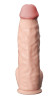 Телесный фаллоимитатор-гигант Real Bomb - 26 см.