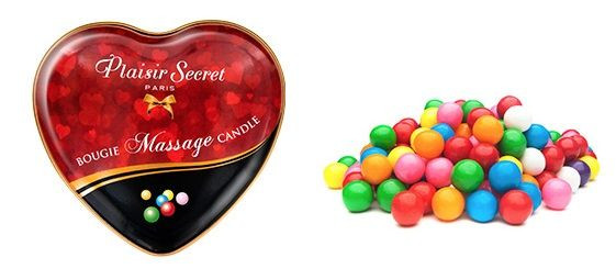 Массажная свеча с ароматом бубль-гума Bougie Massage Candle - 35 мл. Массажная свеча с ароматом бубль-гума Bougie Massage Candle - 35 мл.