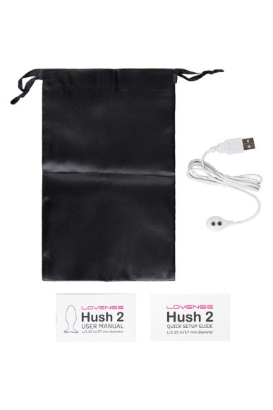 Черная анальная вибропробка HUSH 2 Size L - 12,1 см. Черная анальная вибропробка HUSH 2 Size L - 12,1 см.