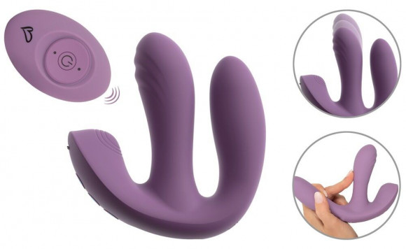 Фиолетовый тройной вибратор MIREVA RC Triple Hands-Free Vibrator Фиолетовый тройной вибратор MIREVA RC Triple Hands-Free Vibrator