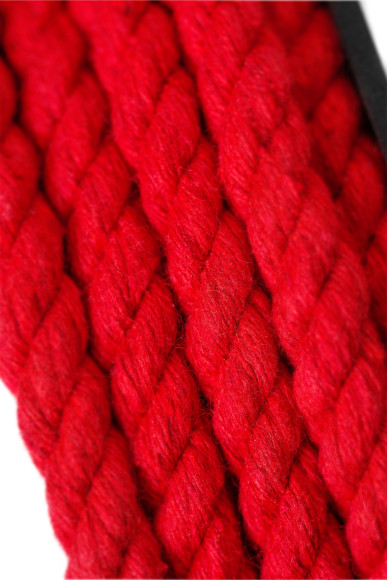 Красная веревка для шибари на катушке - 5 м. Красная веревка для шибари на катушке - 5 м.