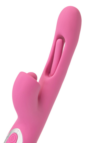 Розовый вибратор с двигающимся язычком и стимулирующим шариком Monti - 24 см. Розовый вибратор с двигающимся язычком и стимулирующим шариком Monti - 24 см.