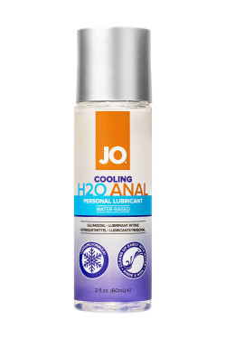 Анальный охлаждающий и обезболивающий лубрикант на водной основе JO Anal H2O COOLING - 60 мл.
