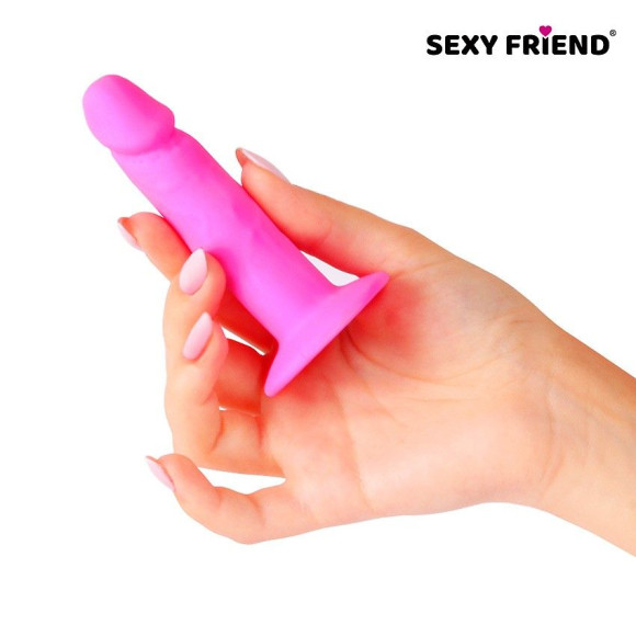 Ярко-розовый анальный фаллоимитатор - 10 см. Ярко-розовый анальный фаллоимитатор - 10 см.