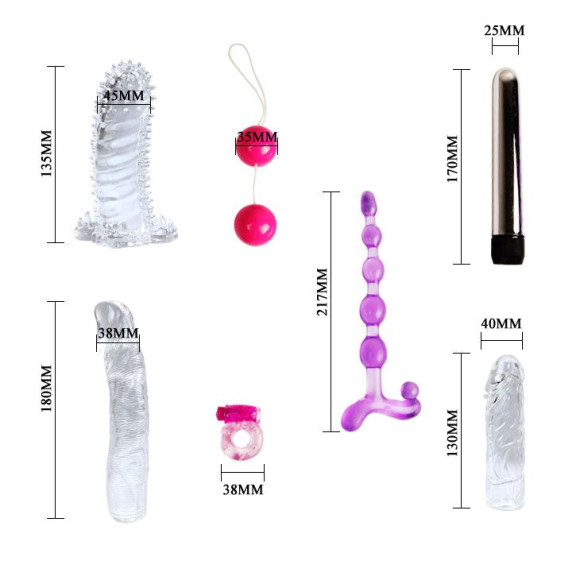 Набор для любовных игр Fantasy Kit из 7 предметов Набор для любовных игр Fantasy Kit из 7 предметов