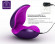 Фиолетовый вибратор для пары 2 в 1 ZINI DEUX