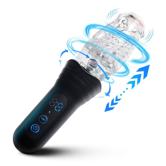 Автоматический мастурбатор Oral Sex Masturbator с функциями ротации, вибрации и фрикций Автоматический мастурбатор Oral Sex Masturbator с функциями ротации, вибрации и фрикций