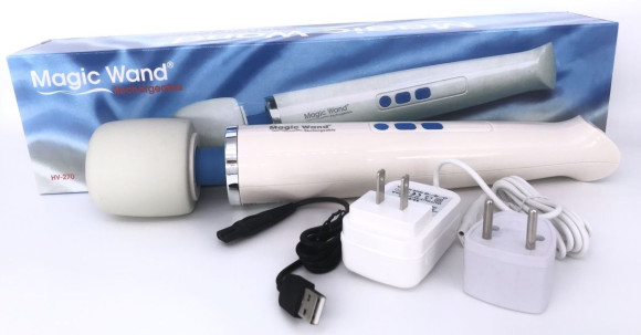 Беспроводной вибромассажер Magic Wand Rechargeable(аналог) Беспроводной вибромассажер Magic Wand Rechargeable(аналог)