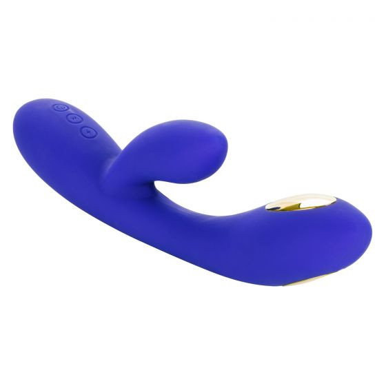 Фиолетовый вибратор с функцией электростимуляции Intimate E-Stimulator Dual Wand - 21,5 см. Фиолетовый вибратор с функцией электростимуляции Intimate E-Stimulator Dual Wand - 21,5 см.
