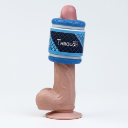 Синий сквозной мастурбатор Through SOFT Синий сквозной мастурбатор Through SOFT