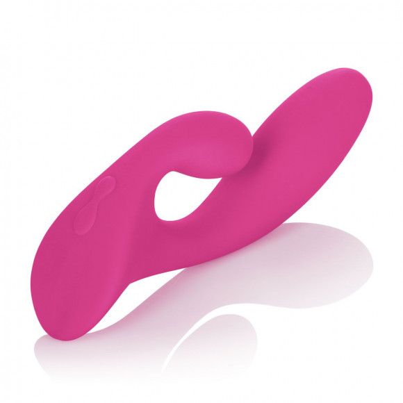 Двойной розовый вибратор Silhouette S15 - 20 см.