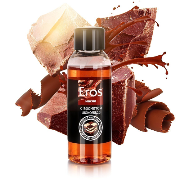 Масло массажное Eros Tasty с ароматом шоколада - 50 мл. Масло массажное Eros Tasty с ароматом шоколада - 50 мл.