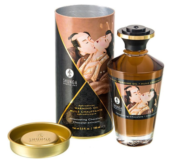 Массажное интимное масло с ароматом шоколада - 100 мл. Массажное интимное масло с ароматом шоколада - 100 мл.