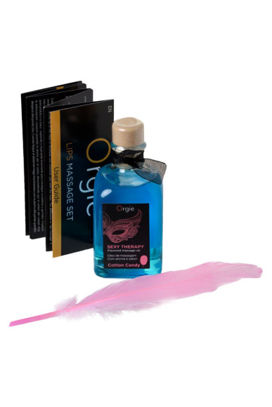 Массажное масло Orgie Lips Massage со вкусом сахарной ваты - 100 мл. Массажное масло Orgie Lips Massage со вкусом сахарной ваты - 100 мл.