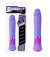 Фиолетовый вибратор реалистичной формы - 11,4 см.