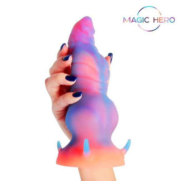 Светящийся в темноте фантазийный стимулятор - 20 см. Светящийся в темноте фантазийный стимулятор - 20 см.