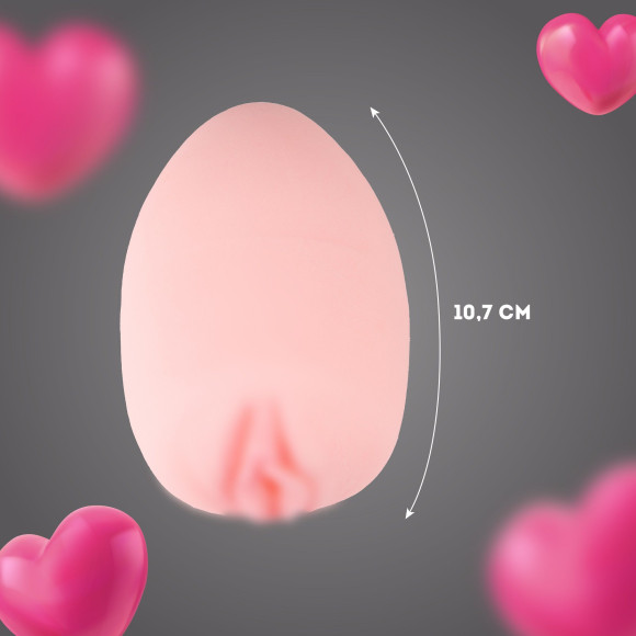 Мастурбатор-вагина в футляре-яйце Мастурбатор-вагина в футляре-яйце